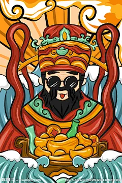 国潮插画
