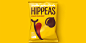 HIPPEAS : Global brand design agency jones knowles ritchie (jkr) announces today the 
global launch of HIPPEAS, an all-new range of organic chickpea 
puffs. jkr has been involved from the very start of the brand’s journey, 
developing its visual identity 