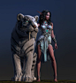 Hello, guys! Today I want to share my new project based on Warcraft universe. I love how carefully the stories of all characters interact with each other. Especially I love the period of Legion's invasion on Azeroth. Tyrandre is one of my favorite charace