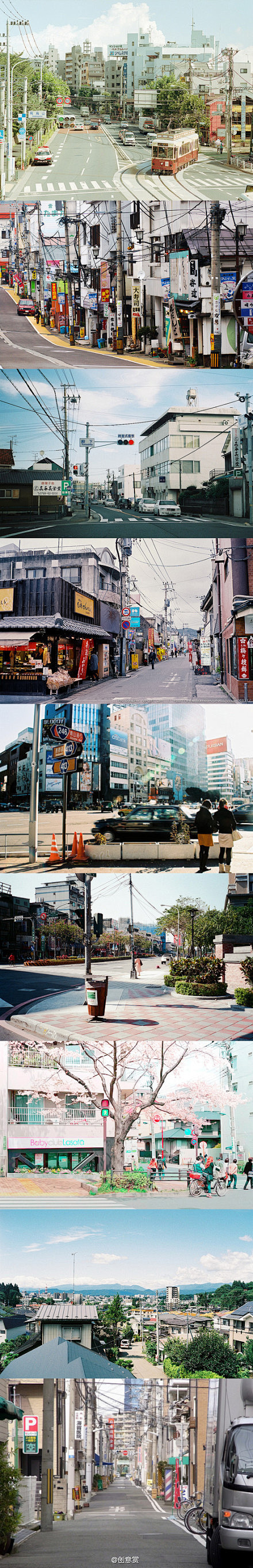 创意赏：清新的日本街道~