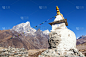 经幡,天空,灵性,雪,石材,高处,著名景点,尼泊尔,珠穆朗玛峰