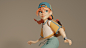 Skater girl, Franziska S. : Character Sculpt I did for the School Of Games #sogdtiys contest.
Character Concept by Meike Schneider

Sculpted in ZBrush.
Rendered in Blender.