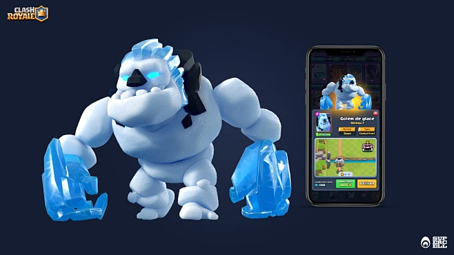 Clash Royale - Ice Golem, Ocellus - SERVICES : Supercell art team ...