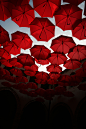 Photograph the march of red umbrellas by Bruno Panieri on 500px