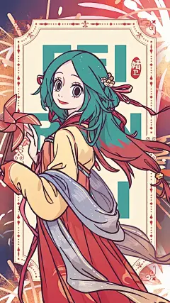 非人哉壁纸烟花系列 - 小红书