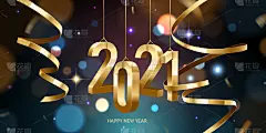 新年前夕,2021,贺卡,全球通讯,地球形,背景,节日,绘画插图,闪亮的,季节