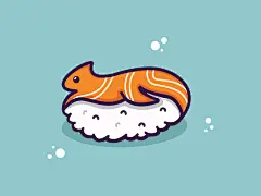Squishi &quot;Sushi + Squirrel&quot;