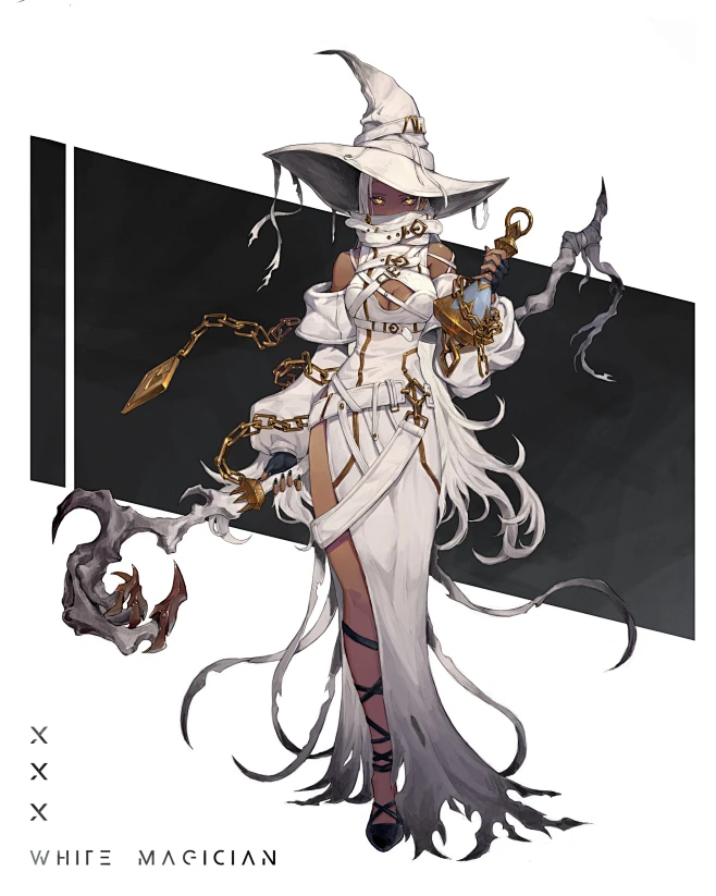 白魔法师-花瓣网