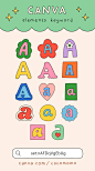 Ransom Note Cut Out Letter Alphabet A | Canva Elements Keyword