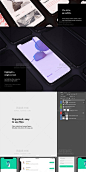 手机iPhone展示UI网页样机MOCKUP智能APP界面贴图PSD设计模板素材-淘宝网