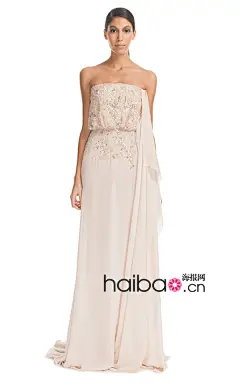 【Elie Saab】仙范儿飘飘的红毯战袍！艾莉·萨博 (Elie Saab) 2013春夏女装新品速递，干练优雅贵族风来袭！_海报时尚@YongQu