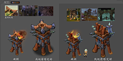 风之彩wu采集到Q版场景物件原画