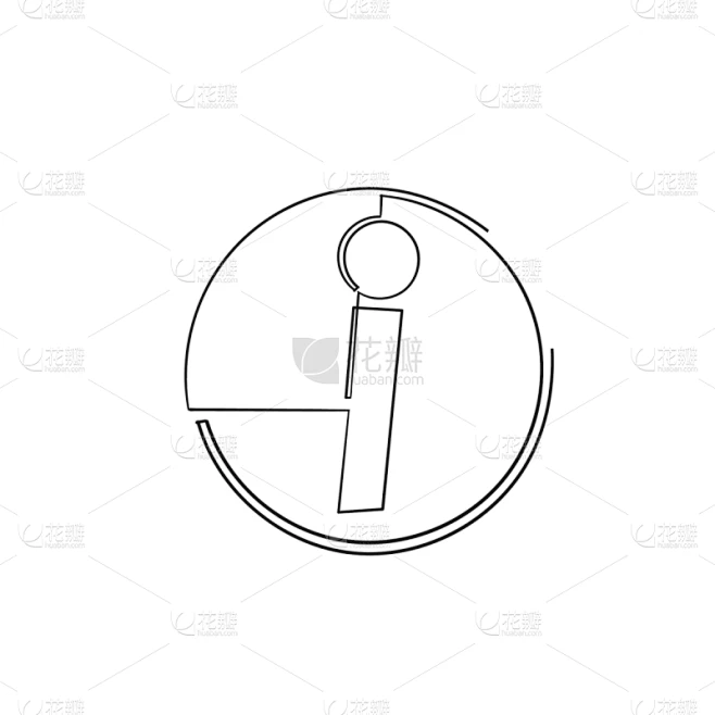 忠告,矢量,绘画插图,计算机图标,简单,连续线图,高雅,信息符号,线条,背景分离素材-花瓣网