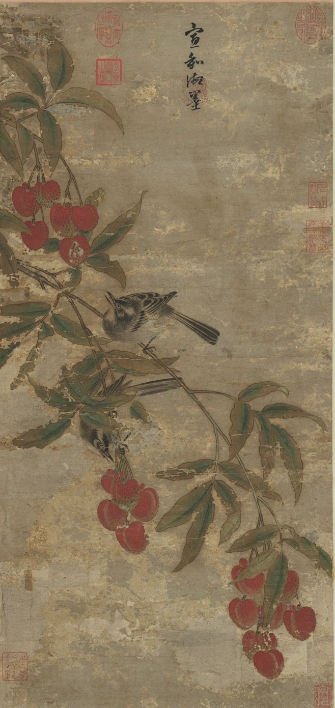 中国画-水果·荔枝_2_我给艺术家看大门_来自小红书网页版