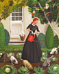 Janet Hill绘画作品