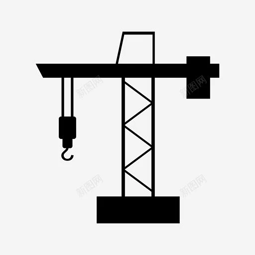 塔吊活动建筑图标 页面网页 平面电商 创意素材-花瓣网