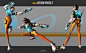 OVERWATCH Tracer Action Poses, Kevin Lumoindong : Action poses of Tracer from Overwatch... some of the poses are referenced from the game and from the concept artist Arnold Tsang himself.

Tracer and Overwatch belongs to Blizzard Entertainment