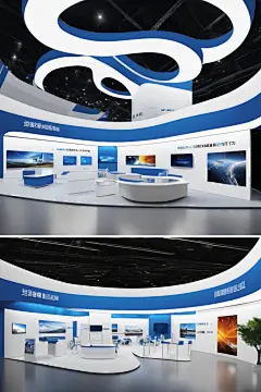 创意设计现代科技展厅摄影图