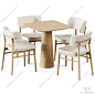 现代餐桌椅组合3D模型下载【ID:1100780483】
