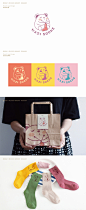 WAZI SOCKS袜子品牌logo设计，已商用。@自游设计