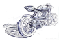 【图】MAC Motorcycles design sketch - 交通工具设计手绘 - 中国设计手绘技..._焦文娜的收集_我喜欢网