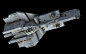 Crusader-class Corvette 07，Ansel Hsiao 为星战系列创作了大量飞船作品