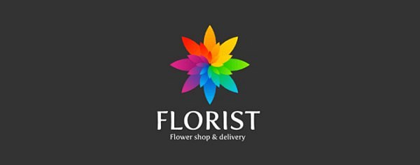 30个与花相关的创意标志欣赏