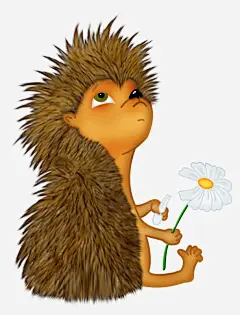 卡通小刺猬免抠素材_新图网 https://ixintu.com 动物 卡通 可爱 宠物 小刺猬 手绘 迷你刺猬