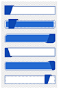 商务边框简约蓝色几何标题框文本框内容框-众图网