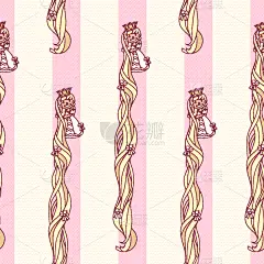 女性特质,四方连续纹样,可爱的,纺织品,公主,壁纸,婚礼,小的,草图,复古