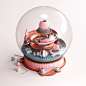柔柔的水晶球系列 - 视觉中国设计师社区