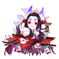 #阴阳师手游 阴阳师Q版 - 芍子的插画