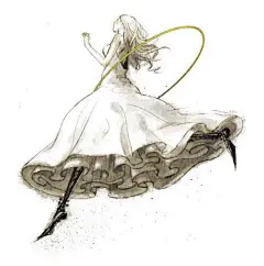 时尚插画，黑白稿 铅笔，模特，人物，婚纱，@北坤人素材