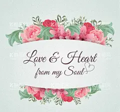 情人节鲜花背景  - 源文件下载【酷图网】鲜花,卡片,情人节,浪漫,问候,贺卡,灵魂,