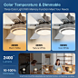 warmiplanet Ceiling Fan with Lights Remote Control, 52 Inch, Brushed Nickel (5-Blades) - Amazon.com