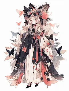ai动漫服饰展示，粉蓝和服浮世绘（其上）_5_冰色_来自小红书网页版