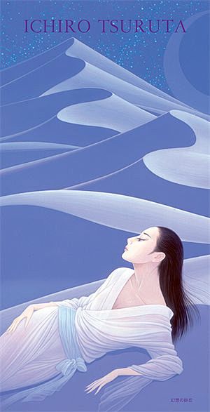 鹤田一郎版画《美人绘》作品赏