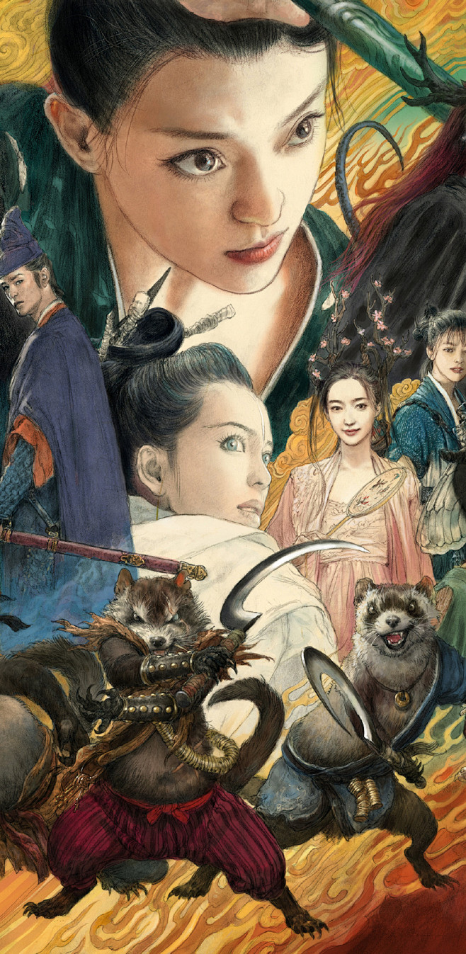 侍神令上色版 走一波儿 来自刘冬子 - ...