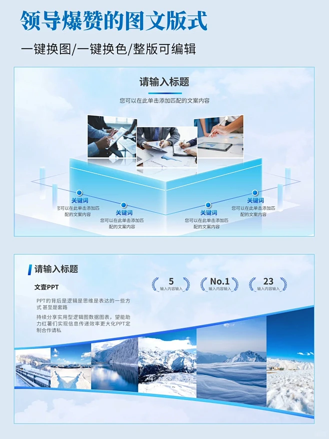 80页合集｜多图排版ppt模版，高级感拉...