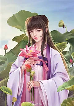 忘羡一曲远，曲终人不散。
古风动漫人物插画，#魔道祖师# 系列。
（画师@星图的画 ）
#古风插画# ​​​​