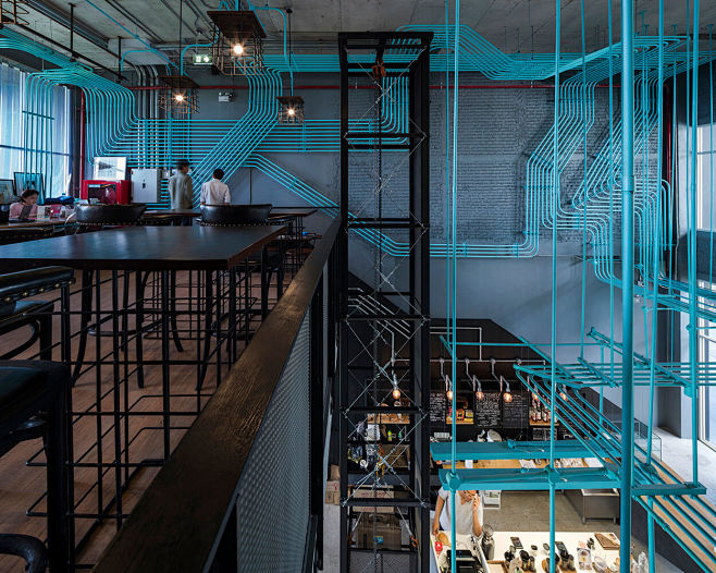 曼谷咖啡馆创意空间设计