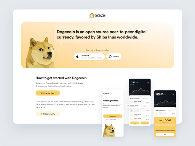 Dogecoin Landing Pag...