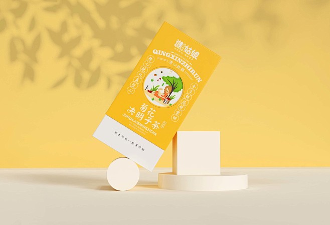 三款花草茶包装设计-古田路9号-品牌创意...