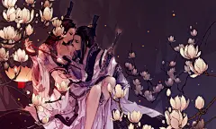 手绘古风人物系列-一双... 古装情侣&amp;美人背影 &amp; 古风美人&amp;手绘情侣头像&amp;古风场景&amp;古风意境&amp;古风手绘&amp;古风风景&amp;唯美古风&amp;一生一世一双人... (1276×764)