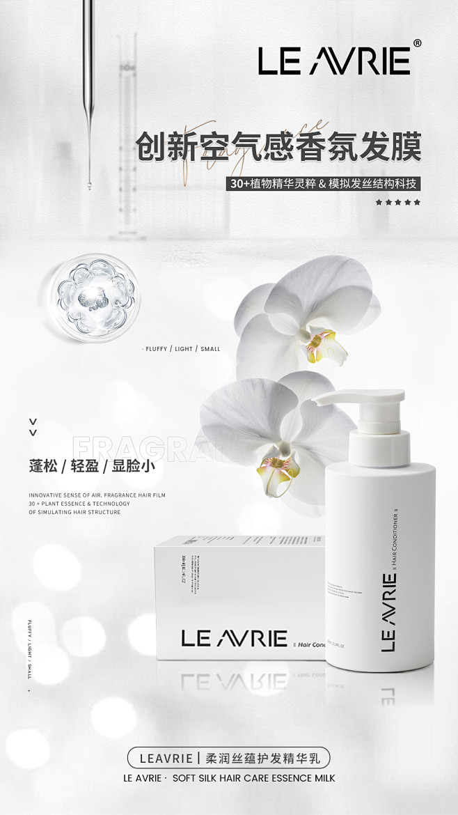 护发素 发膜洗护产品海报