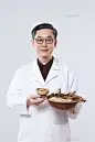 人参片人中黄人参丝制作草药摄影感中药材中医-花瓣网