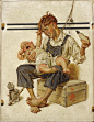 shear-in-spuh-rey-shuhn:
“ J.C. LEYENDECKER
Saturday Evening Post Cover
Oil on Canvas
26″ x 20″
”