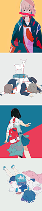 少女插画 s:daisukerichard 水手领... 来自软妹集 - 微博