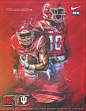 Rutgers Football Game week Graphics Pt.2 : Graphic created for the Game week of each Football Game in 2016