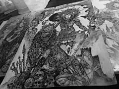 爱丽丝梦游仙境，手绘扑克_手绘吧_百度贴吧